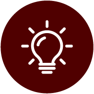 icon depicting light bulb